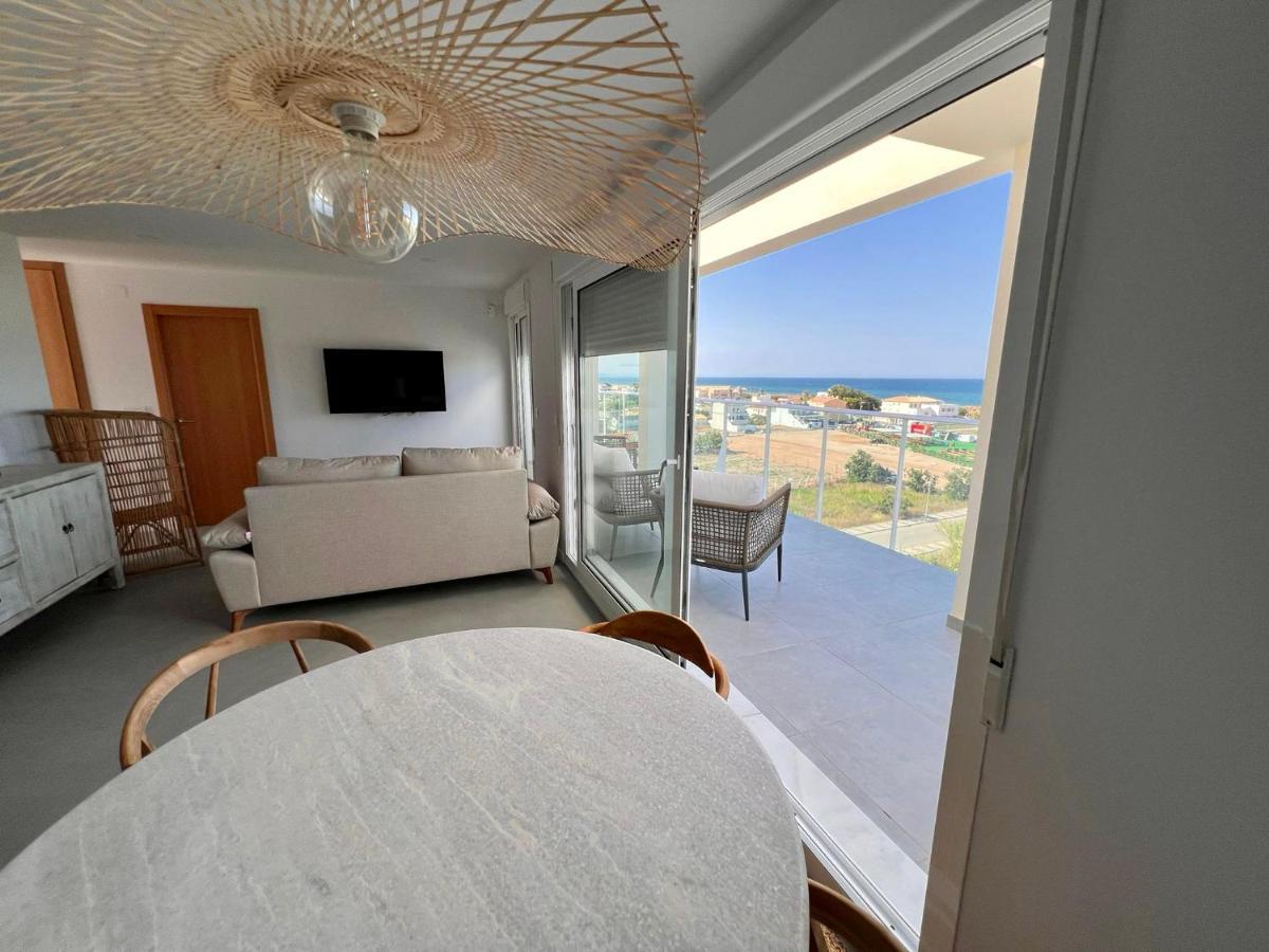 Beautiful Penthouse With Pool And Wonderful Beach View Oliva Exterior foto