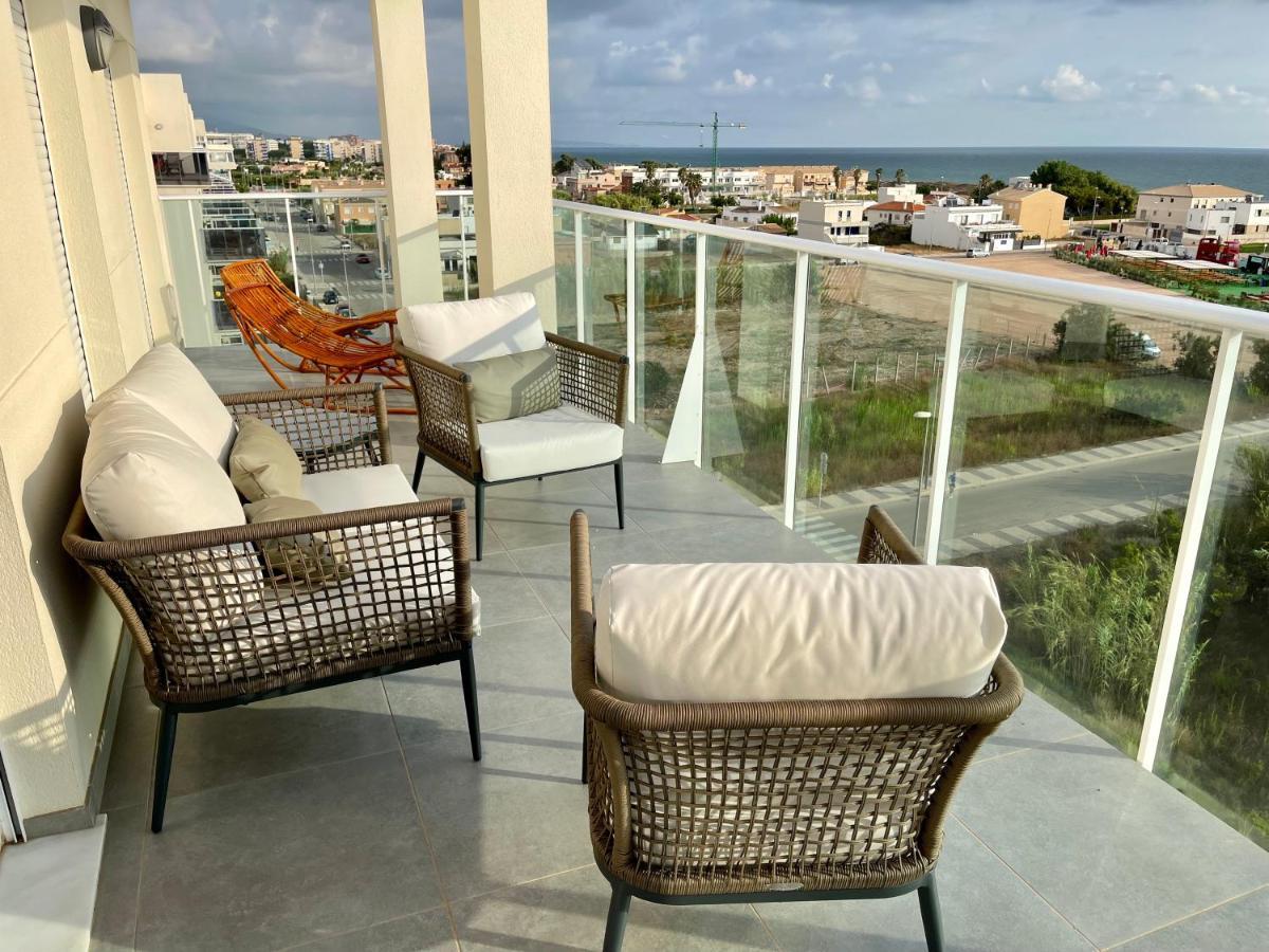 Beautiful Penthouse With Pool And Wonderful Beach View Oliva Exterior foto